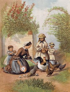 Feeding the Chickens by English School